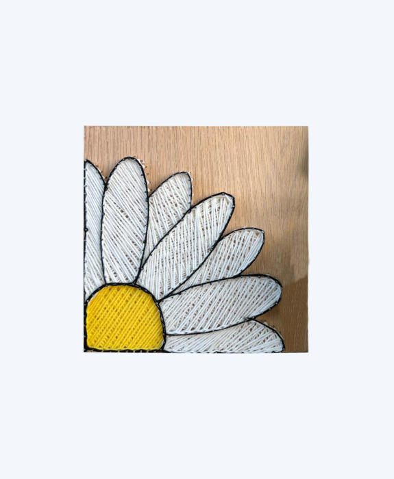 Handmade Daisy Flower String Art