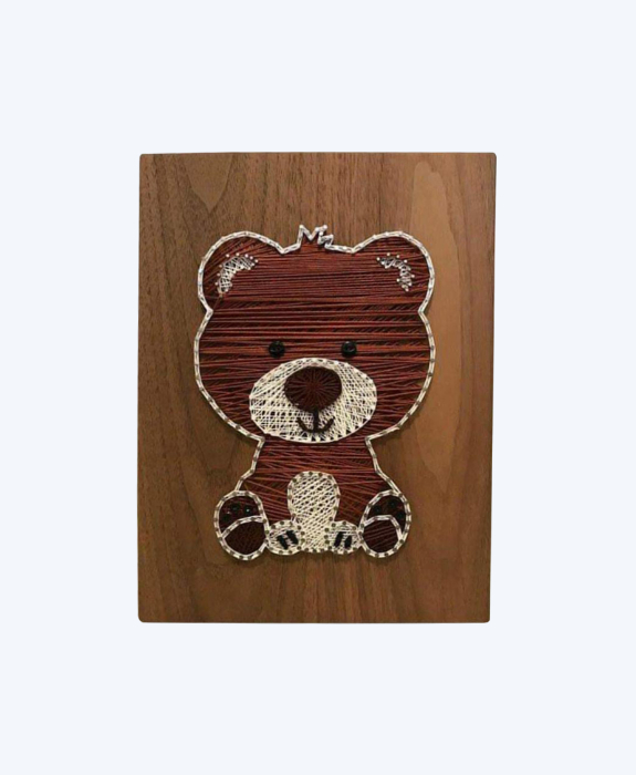 Teddy Bear String Art