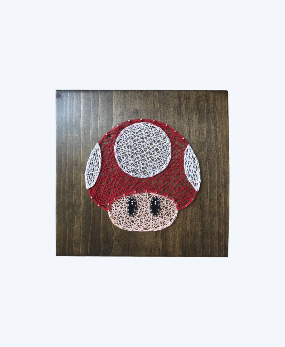 Mushroom String Art