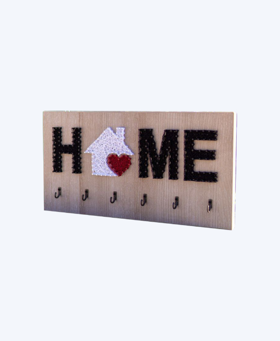 Home String Art Key Holder