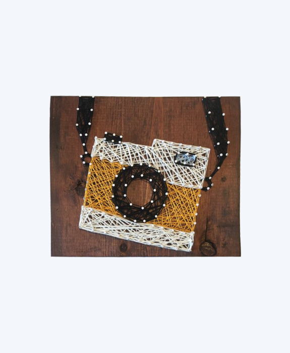 Camera String Art