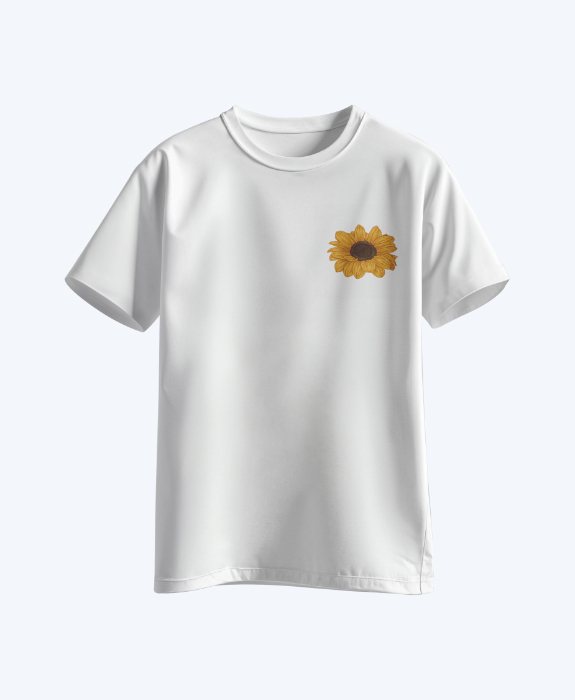 Sunflower Stitched Tee
