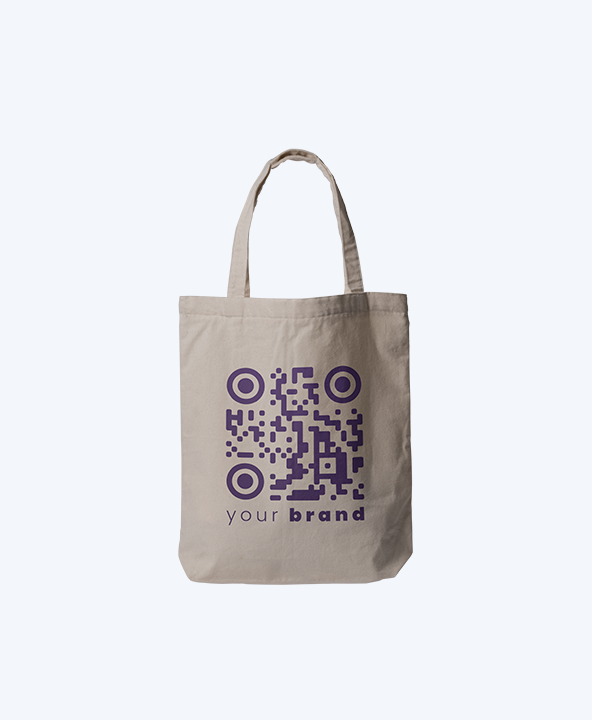 Customized QR Code Tote Bag