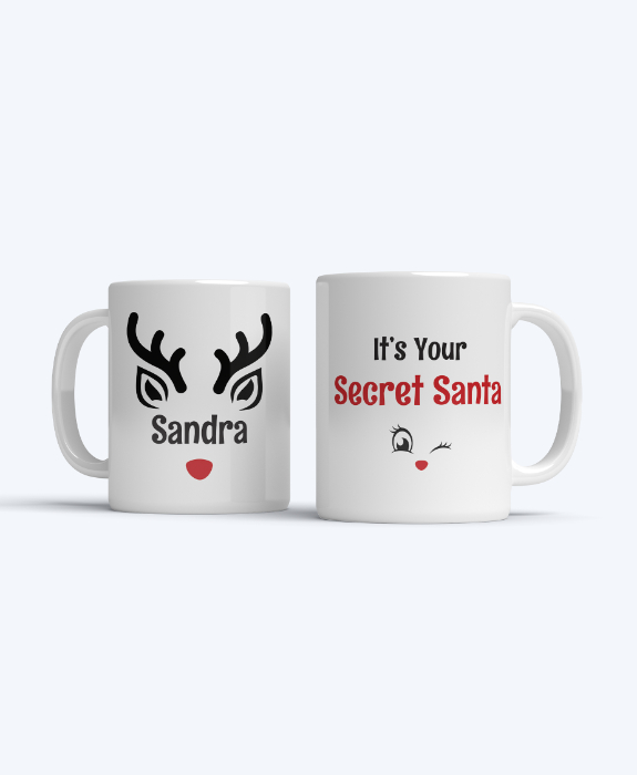 Personalized Secret Santa Mug