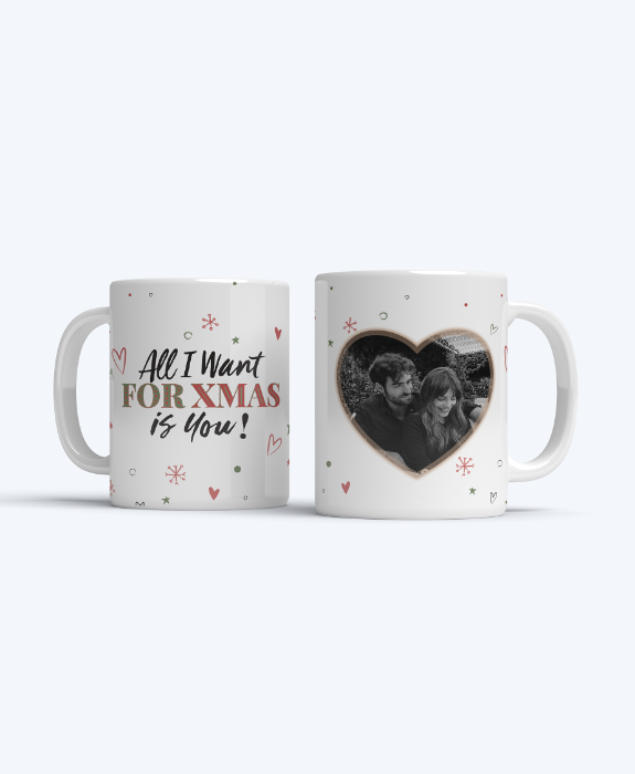 Personalized Christmas Photo Mug