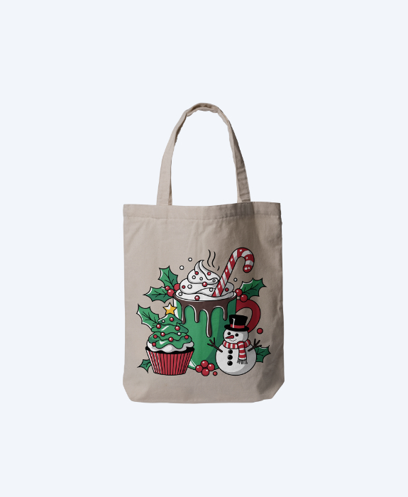 Sweet Treats Christmas Tote Bag