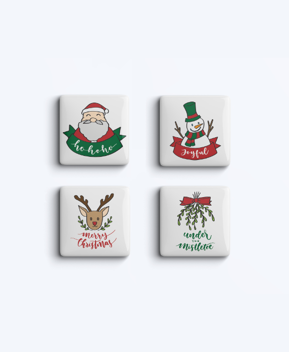 Christmas Charm Magnet Set