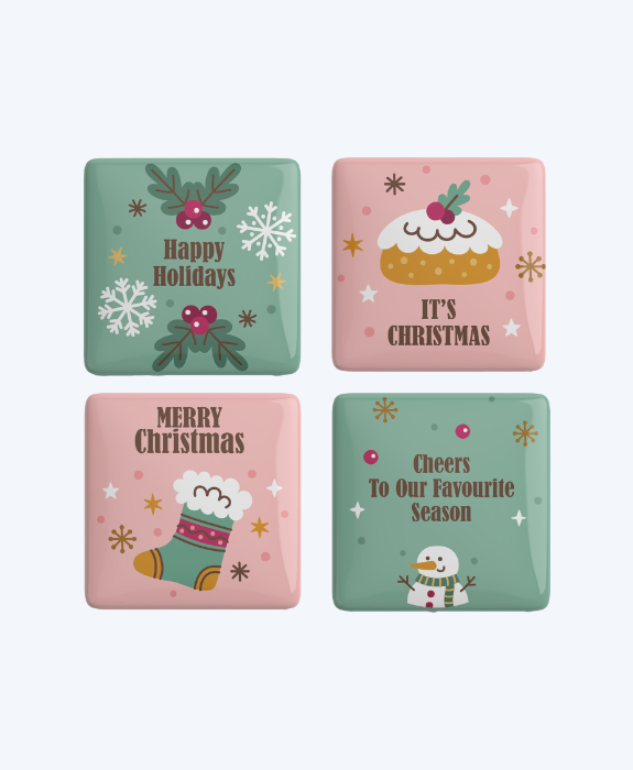 Holiday Spirit Magnet Set