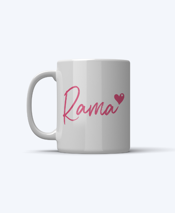 Custom Name Mug with Heart