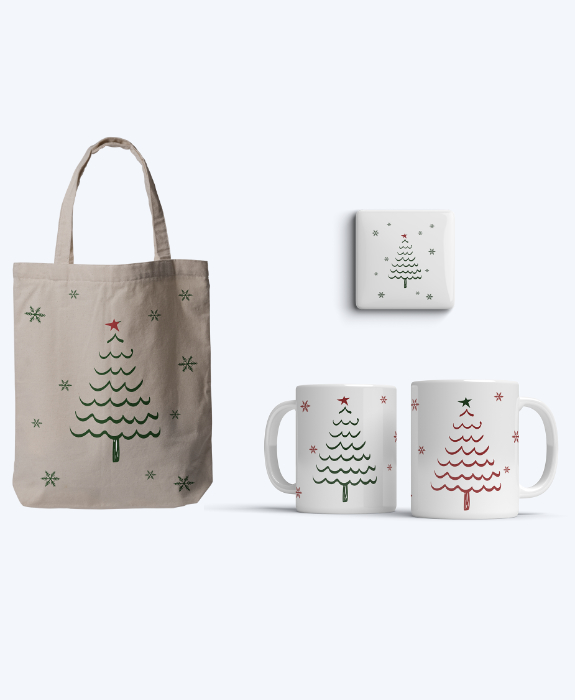 Starry Christmas Tree Set