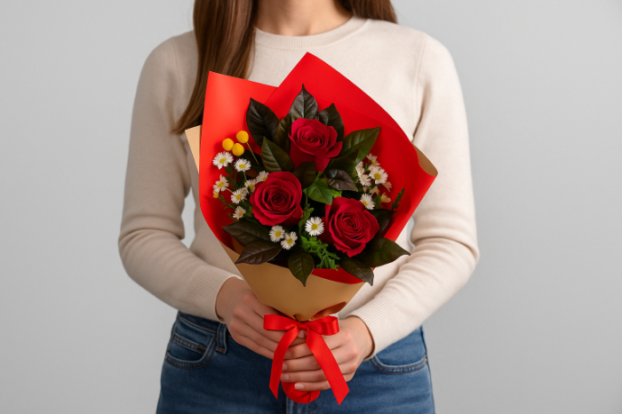 Ruby Glow Bouquet