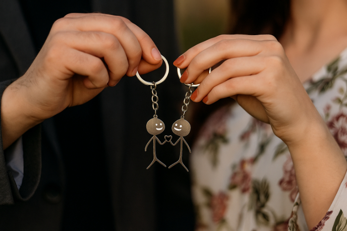 Together Forever Keychain