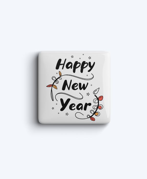 Festive New Year Magnet