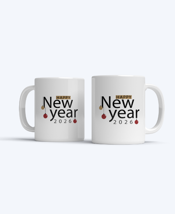 Elegant New Year 2026 Mug