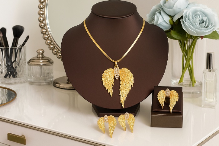 Golden Angel Wings Set