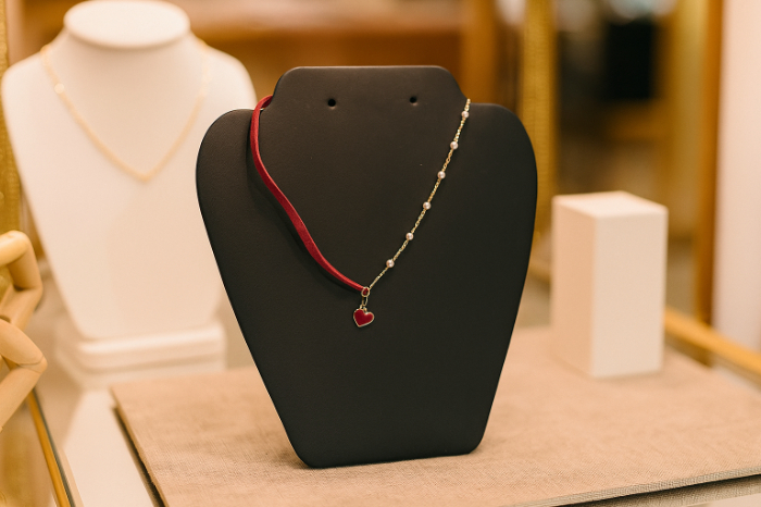 Velvet Heart Necklace