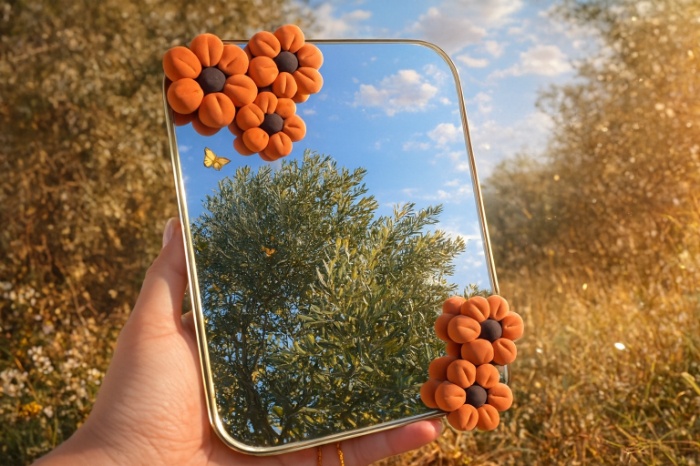 Autumn Bloom Mirror