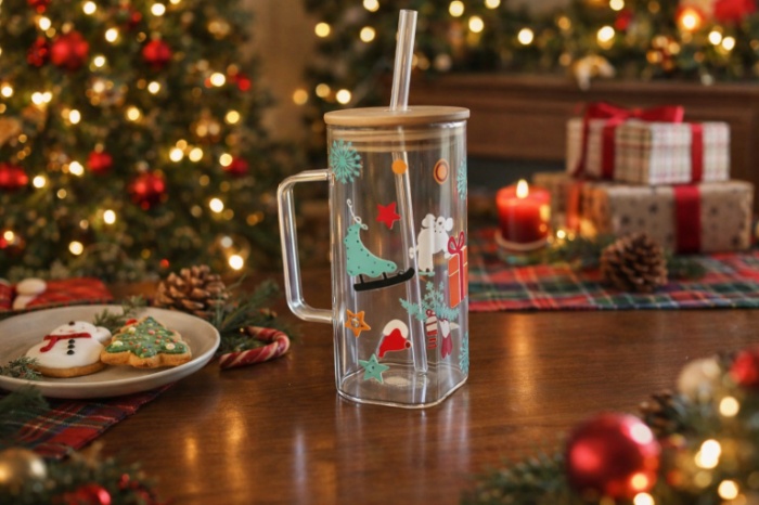 Winter Wonderland Glass Tumbler