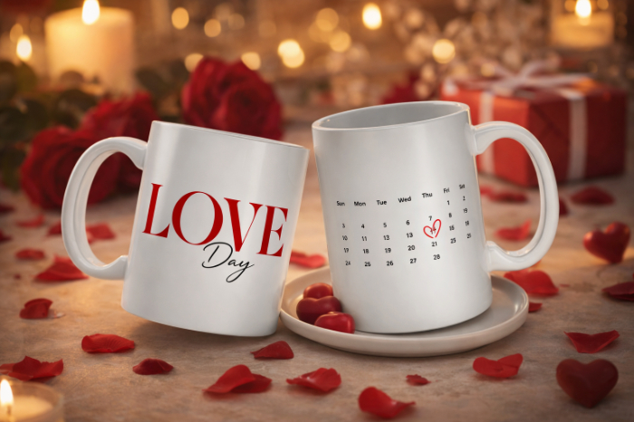 Love Day – Valentine’s Date Mug