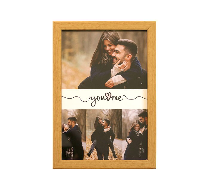 Personalized Couples Photo Frame – High Quality Frame | Romantic Design, Multiple Sizes & Colors