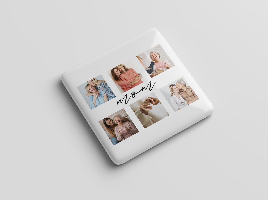 Personalized Mother’s Day Photo Magnet – 6 Memories in One