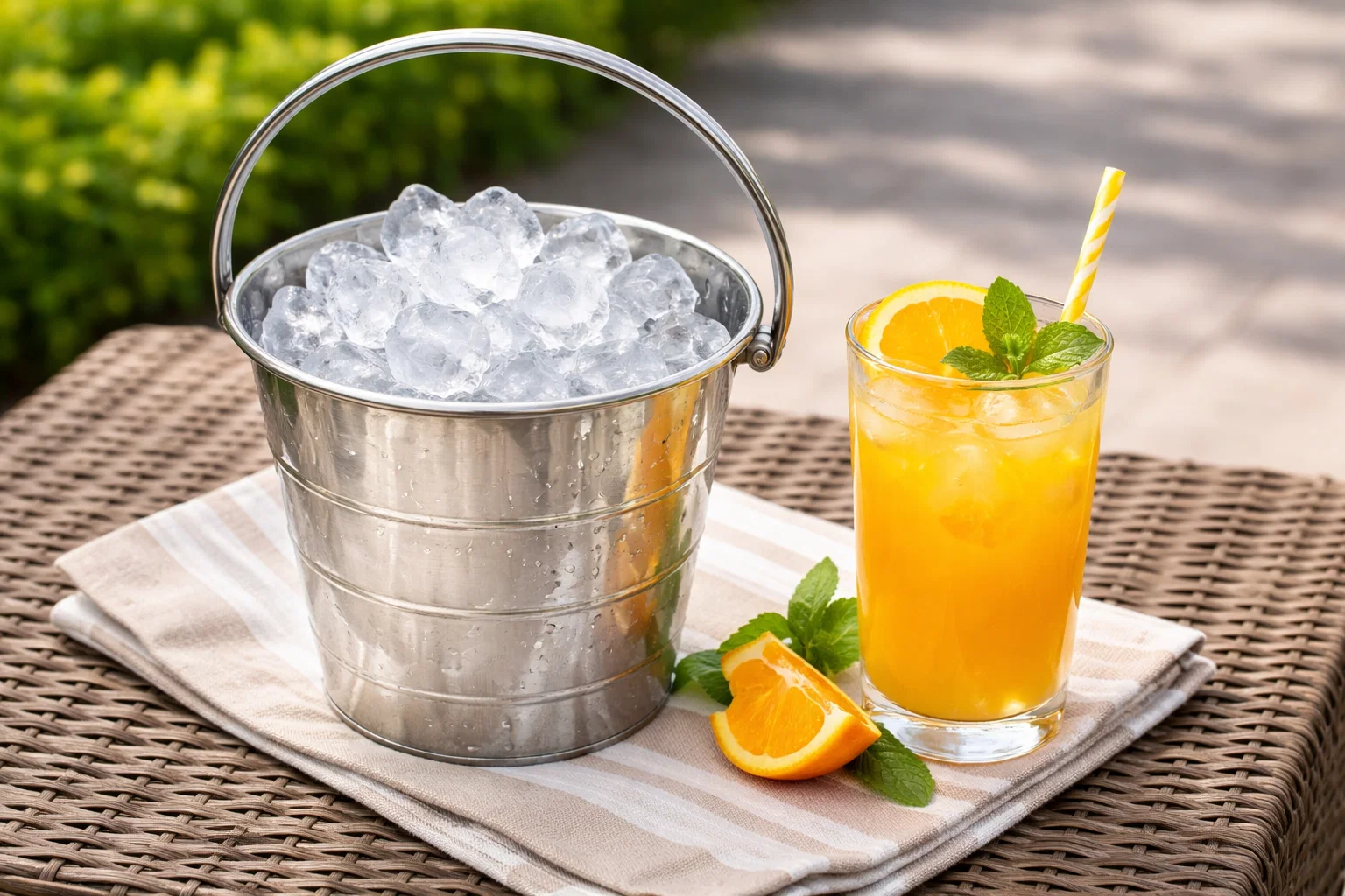 Stainless Steel Ice Bucket (Satel Talej) – Available in 18cm, 20cm, 22cm & 24cm