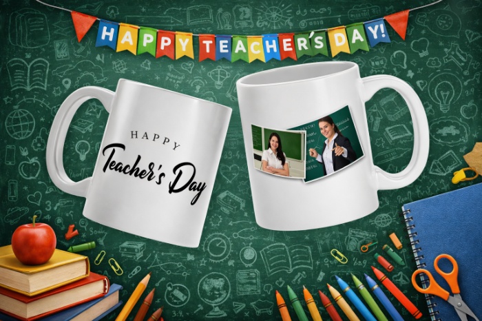Happy Teacher’s Day Custom Photo Mug
