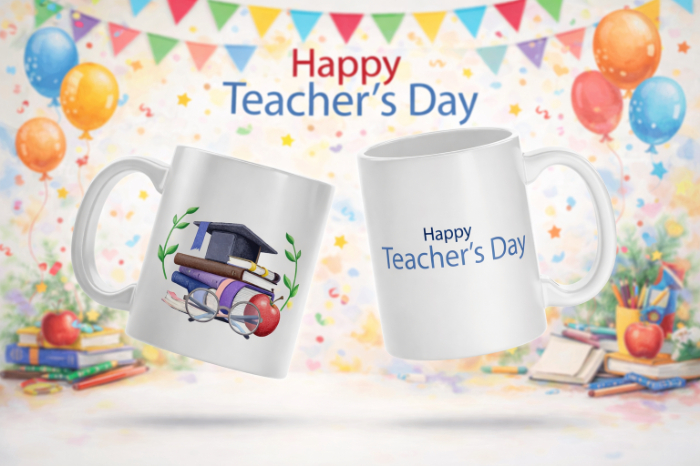 Happy Teacher’s Day Mug – Multiple Designs