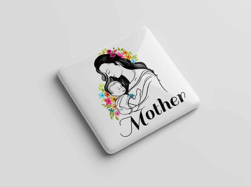 Mother’s Embrace Floral Magnet