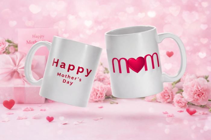 Mom Heart Love Mug