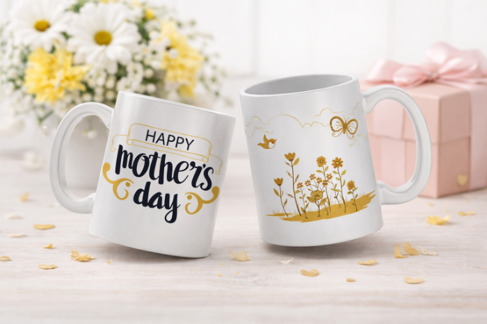 Golden Floral Mother’s Day Mug