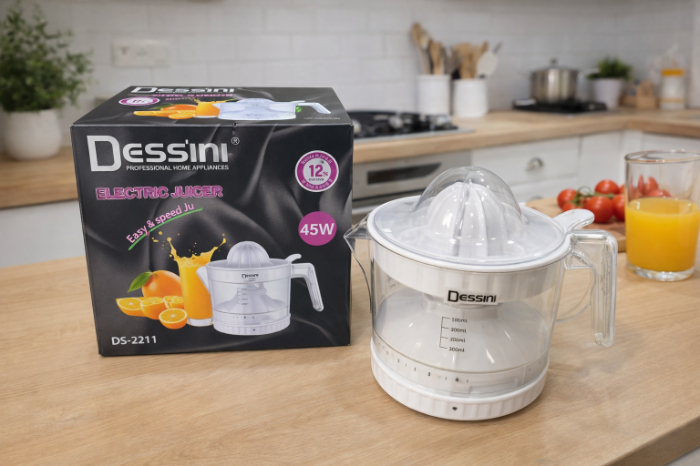 Dessini Electric Citrus Juicer – 45W Automatic Juice Extractor