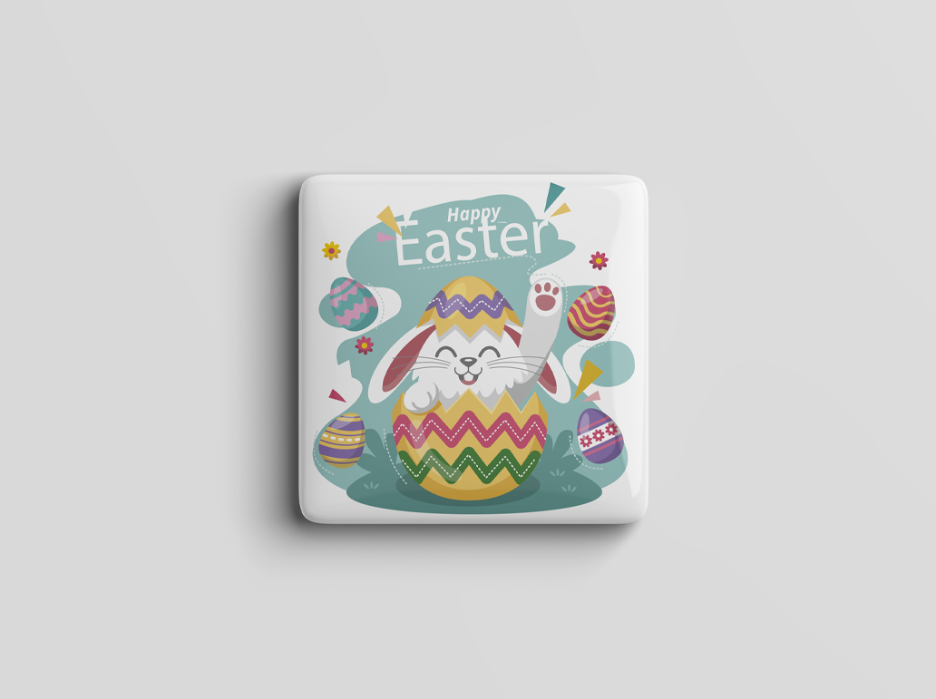 Festive Happy Easter Magnet