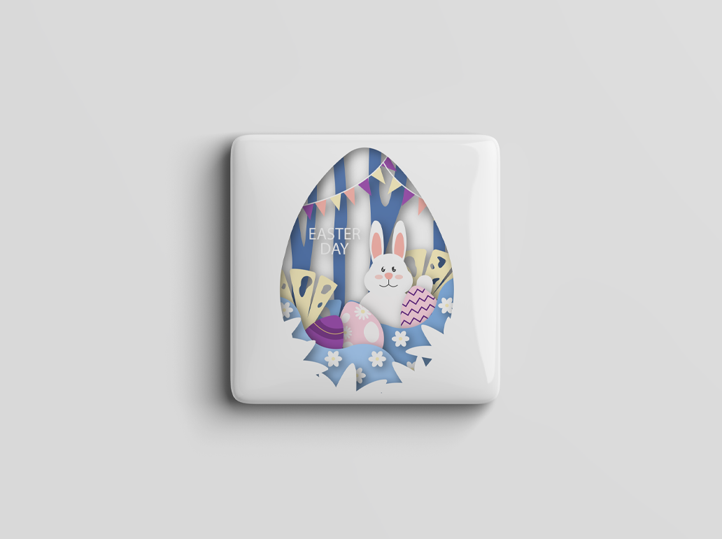 Bunny Egg Surprise Magnet