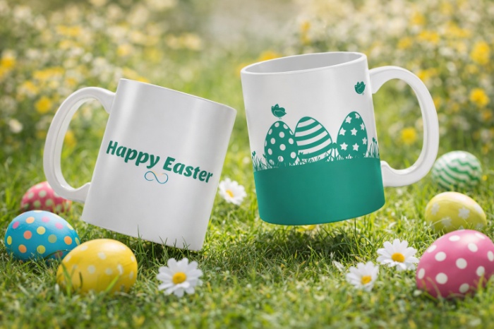 Green Nature Easter Egg Mug