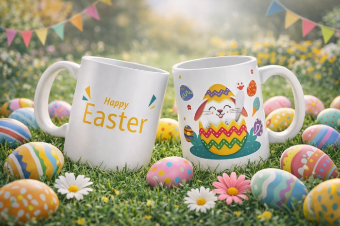 Festive Happy Easter Mug