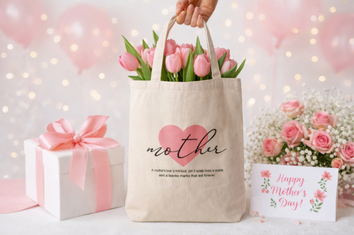 Mother’s Heart Love Tote Bag