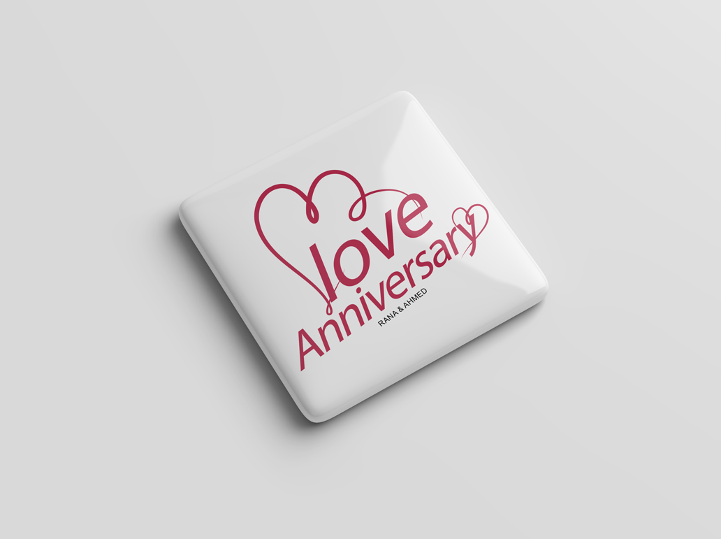 Personalized Love Anniversary Magnet