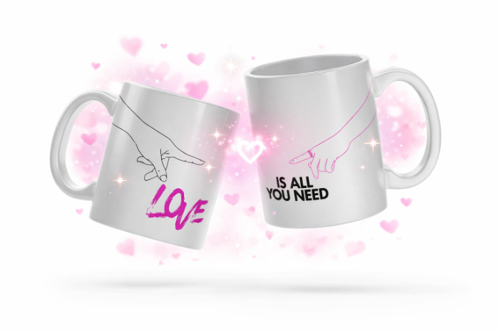 Love Is All You Need Mug Set