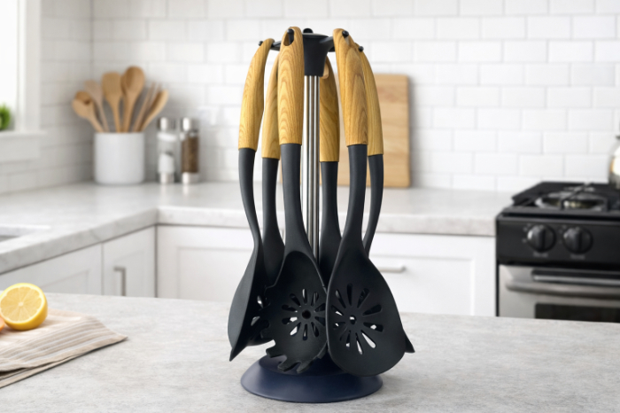 WoodTouch Premium Kitchen Utensil Set