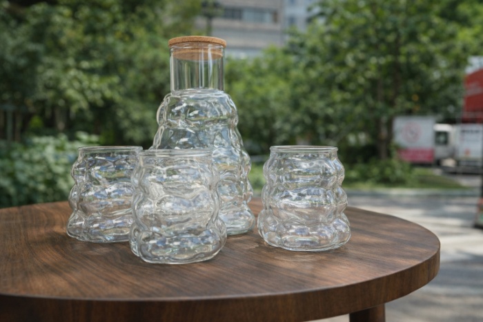 Pure Flow Glass Carafe Set – 7 Pieces