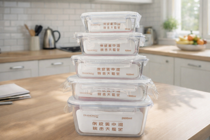 FreshLock Glass Storage Set – 5 Pieces
