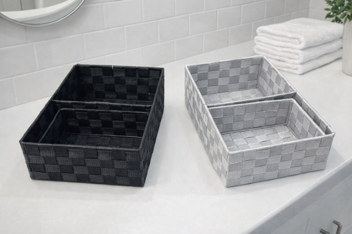 WeaveNest Storage Basket Set – 3 Pieces