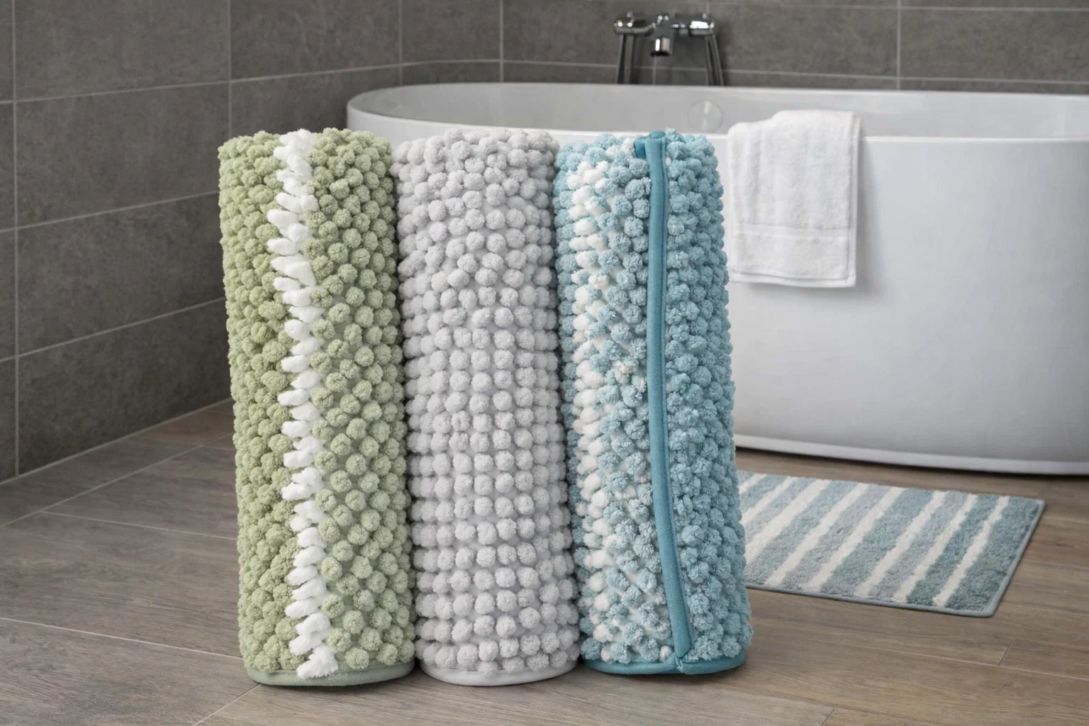 Soft Chenille Bathroom Mat