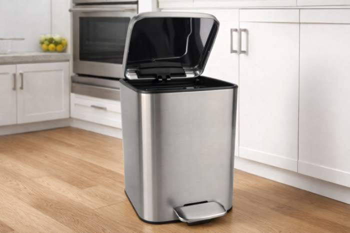 Bathlux SoftClose Stainless Steel Pedal Bin