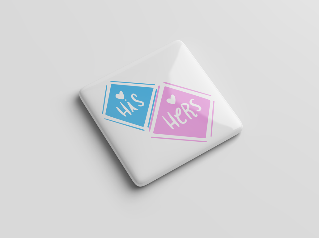 His & Hers Love Magnet