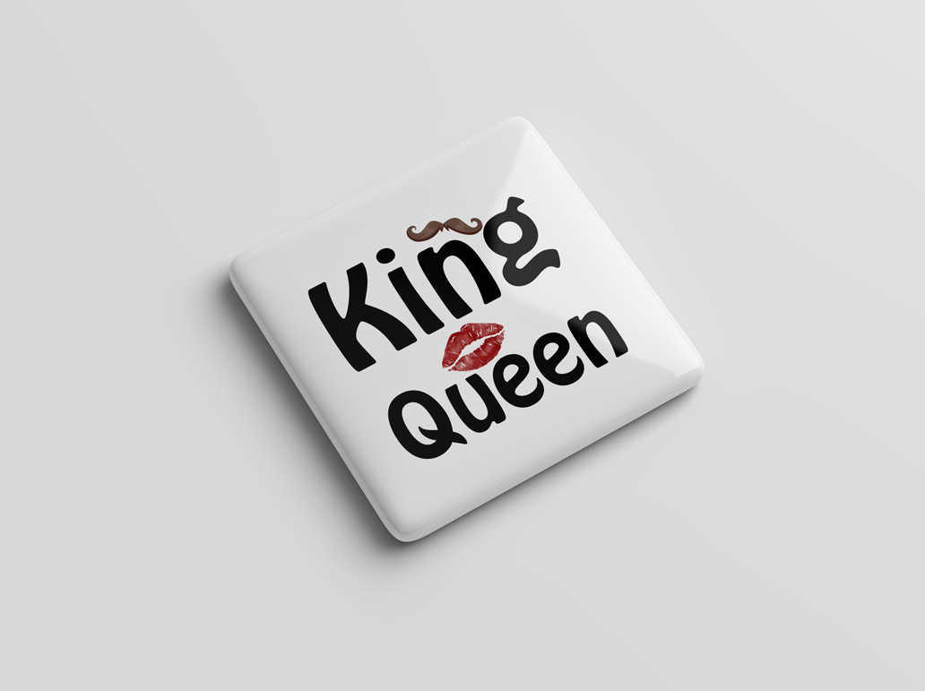 King & Queen Couple Magnet