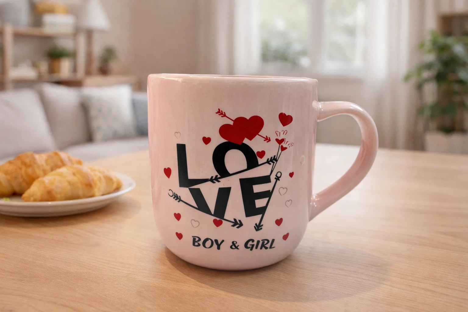 Love Print Ceramic Mug