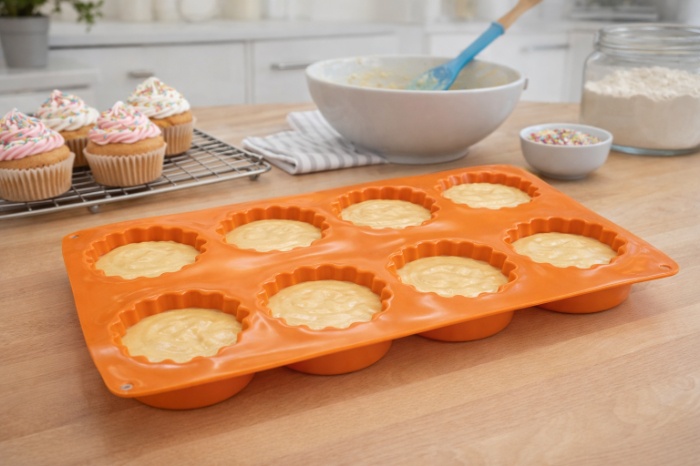 Silicone Baking Mold – 8 Cups