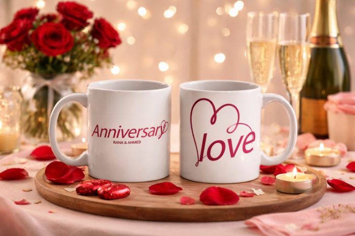 Personalized Endless Love Anniversary Mug